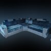 L shaped sofa/furniture - Image 2